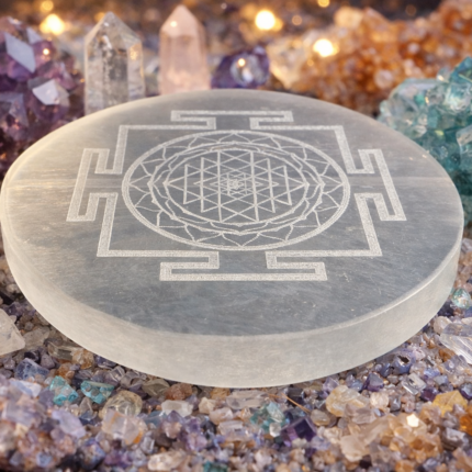 Selenite AAA Healing plate